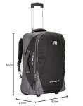 Black 70L Karrimor Transit Wheel Suitcase