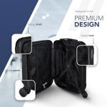 20" Designer Hard Shell Suitcase with TSA Lock