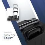 20" Designer Hard Shell Suitcase with TSA Lock