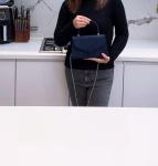 LeahWard® Suede Clutch Top Handle Wedding Bag