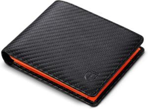 TEEHON® Carbon Fibre Leather Mens Wallet with RFID Blocking