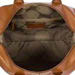 Luxury Leather Carry-on Holdall, 18 inch Size