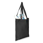 IMFAA Black Pack-10,100% Cotton Designer Tote Bags