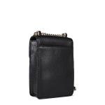 DKNY Women's Black/Gold Elissa Crossbody Handbag, Small Size