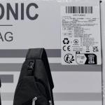 Flintronic Sling Bag with USB Charging Port, Lightweight Crossbody