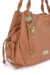Womens Leather Tote/Shoulder Bag - Catwalk Collection - Tan