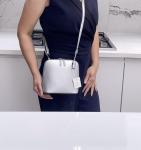 LeahWard® Silver Faux Leather Cross Body Shoulder Bag