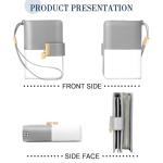 Faneam RFID Blocking Leather Wallet for Women, Gray