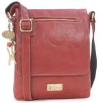Catwalk Collection Women's Leather Anti Theft Crossbody Bag