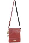 Catwalk Collection Women's Leather Anti Theft Crossbody Bag
