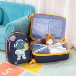 Space Theme Kids Hardshell Suitcase with Wheels