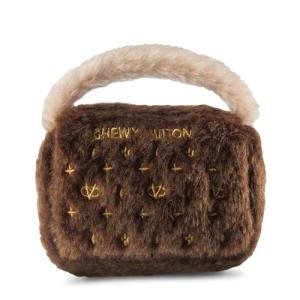 Small Chewy Vuiton Plush Toy for Designer Dogs