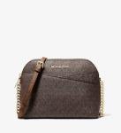 Michael Kors Brown Leather Crossbody Handbag