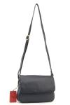 Gigi Leather Flap Crossbody Bag - Dark Blue/Navy
