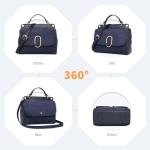 Navy Miss Lulu Cross-Body Bags