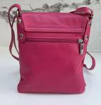 LeahWard Italian Leather Crossbody Messenger Handbag (Tan)