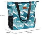 ESVAN Large Water-Resistant Tote Bag for Daily Use