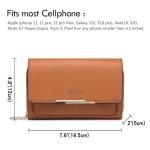 Roulens Small Crossbody Phone Bag - Brown