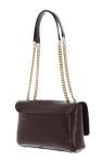Brown Guess Nell Croc Designer Satchel for Women