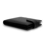 RAS Men's Black Leather Wallet with RFID Protection