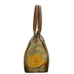 Anuschka Women's Hand Painted Leather Floral Paradise Tote