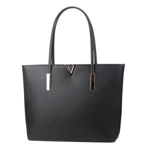 AOSSTA Large Black Designer Tote Handbag (31186 Black)