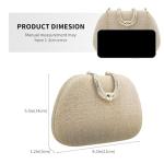 Elegant Sequin Clutch Evening Bag Gold Sparkle Party