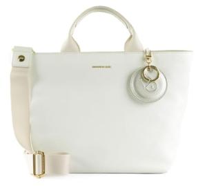 Mandarina Duck Mellow Leather Crossover in Optical White