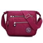 YYW Casual Cross Body Bag for Shopping and Hiking (Red)