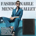 TEEHON® Herren Echtes Leder Geldbörse 13 Kartenfächer