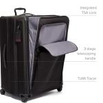 TUMI Alpha 3 Extended Trip Black Wheeled Suitcase