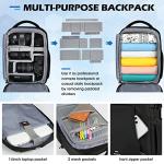 Lubardy Camera Bag: Professional DSLR Backpack, Black