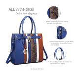 Miss Lulu Snake Skin Cross Body Tote