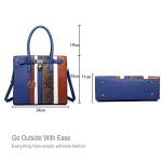 Miss Lulu Snake Skin Cross Body Tote