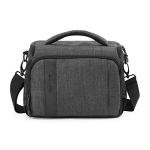 BAGSMART Camera Shoulder Bag, Grey, Anti-Shock, Waterproof