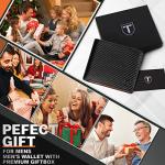 TEEHON® Carbon Fibre Leather Mens Wallet with RFID Blocking