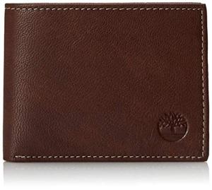 Timberland Herren Slimfold Designer Geldbörse, Braun, Einheitsgröße
