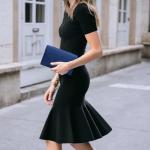 Milisente Suede Evening Clutch Crossbody Bag (Blue)