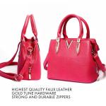 Woodland Leathers Women's Designer Handbags - Rose