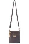 Catwalk Collection Handbags - Ladies Small Leather Cross Body Bag - Women's Messenger Bag