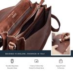 Maxwell Scott Women's Leather Medium Saddle Handbag | MedollaM