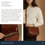 Maxwell Scott Women's Leather Medium Saddle Handbag | MedollaM