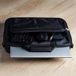 Black/Blue Targus Clamshell Handbag