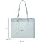 MORGLOVE Women's Large Tote Bag in Soft Leather