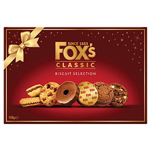Foxs Biscuits Chocolates Biscuit Selection Box - 550g Biscuits Gifts Foxes Fabulously Special Chocolate Box Of Biscuits Gift Set