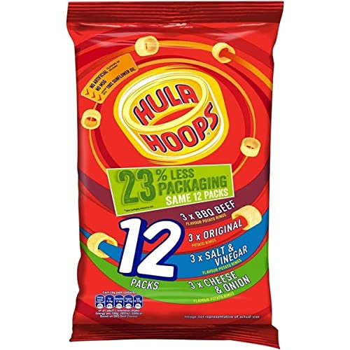 Hula Hoops Variety Multipack Crisps 12 Pack