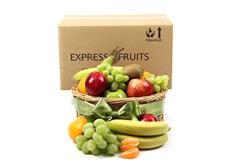 Gala Fruit Basket - Fruit Gift Baskets and Gift Hampers with Next Day UK delivery with Personal Message attached