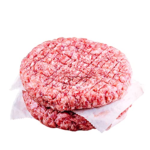 Urban Merchants Olive-Fed Wagyu Burgers, Gourmet Beef Burgers, Succulent, Tender and Full of Flavour, Made from British Wagyu Beef, Flash Frozen, Vacuum Packed 2 x 170g