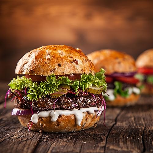 Urban Merchants Olive-Fed Wagyu Burgers, Gourmet Beef Burgers, Succulent, Tender and Full of Flavour, Made from British Wagyu Beef, Flash Frozen, Vacuum Packed 2 x 170g