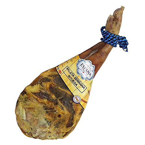 Spanish Serrano Ham Shoulder Bodega 4.5 / 5 kg. I 100% Natural - Gluten Free I Paleta de Jamon Serrano Bodega I Jamones España